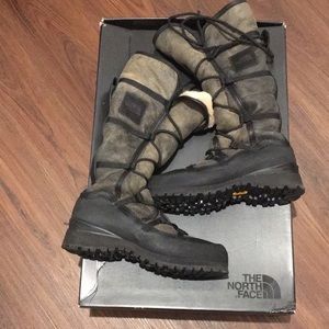 The North Face Handmade Sheepskin Women's Cryos Tall Winter Boots. Made in Italy